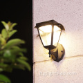 Nuovo prodotto bianco caldo 1.5watt esterno giardino IP55 impermeabile lampada da parete solare a led